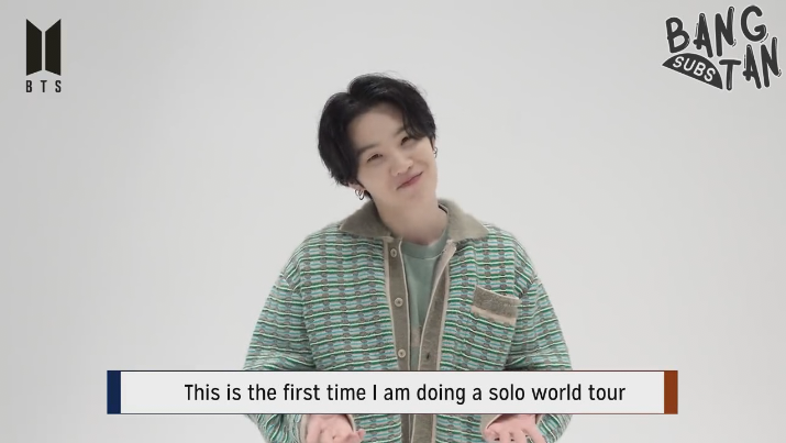 230309 『SUGA | Agust D TOUR in JAPAN』 Message