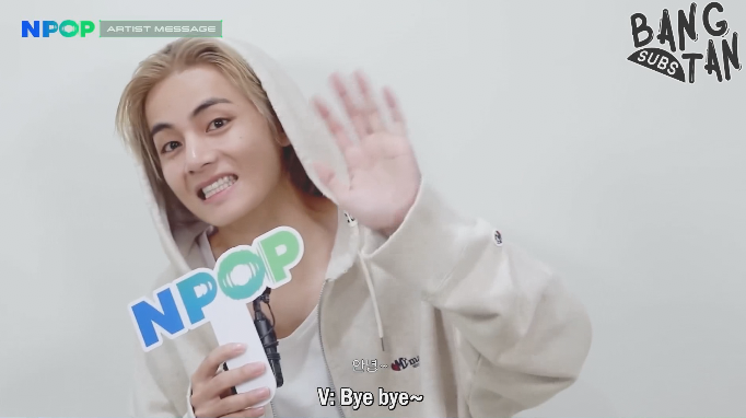 230903 V's Message for NPOP OFFICIAL