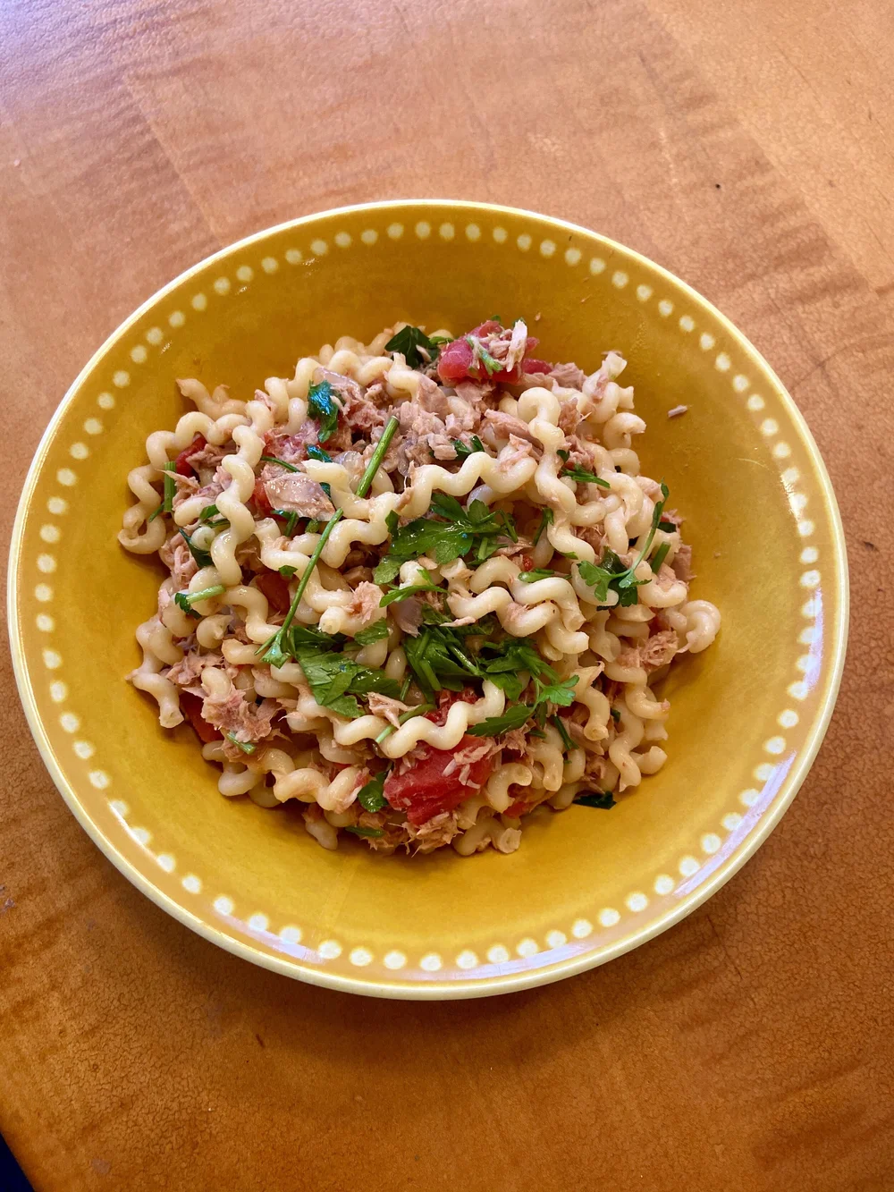 Pasta al Tonno (Tuna tomato pasta)