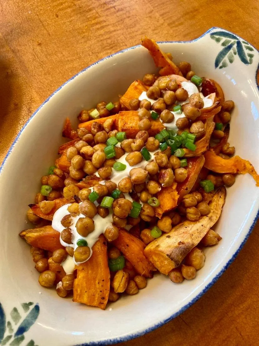 Roasted Root Vegetables with Yogurt