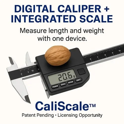 CaliScale™ — Digital Caliper + Scale