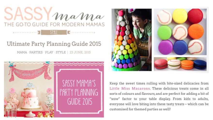 Sassy Mama Ultimate Party Guide 2015 – 23 June 2015
