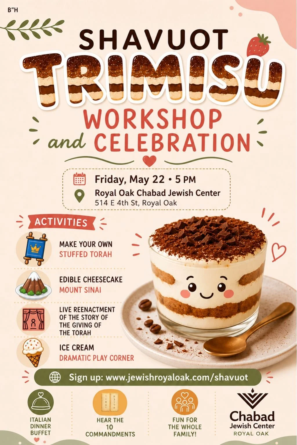 Shavuot, Tiramisu &amp; the Ten Commandments