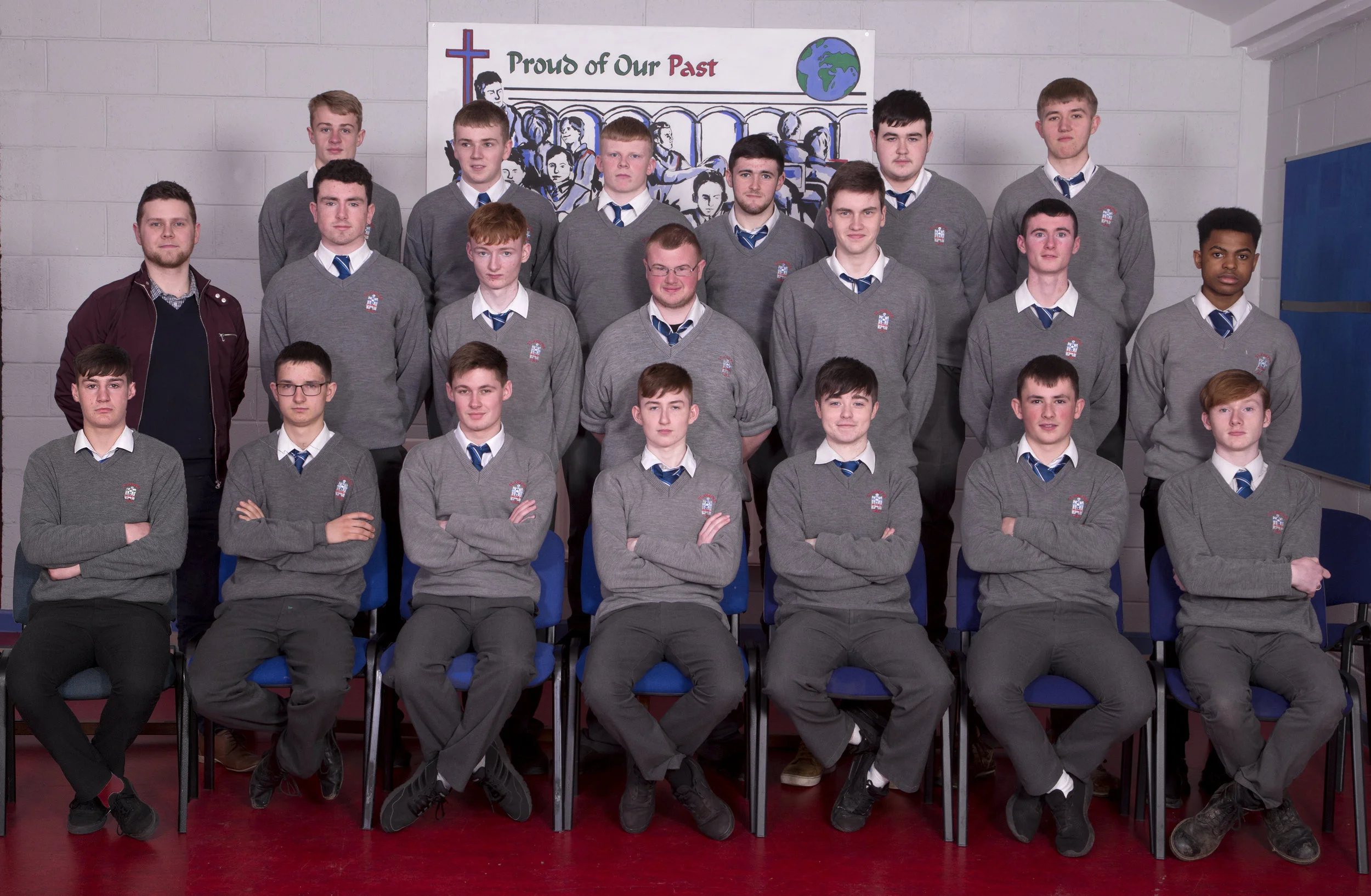 6.2 2018 Class Back row: Shane Hickey, Camon Balfe, Jayme Hatch Hyde, Adam Smith, Ciaran Breen, Oskar Juszczyk. Middle row: Mr O Brien, Ciarán McCann, Cian Flood, Adam McCann, Cathal Laverty, Matthew Askins, Hawal Badru. Front row: Ryan Walsh, Raivo Lebedevs, Jack McCullough, Billy Gibney, Ciaran Harmon, Evan Morgan, David Delaney.