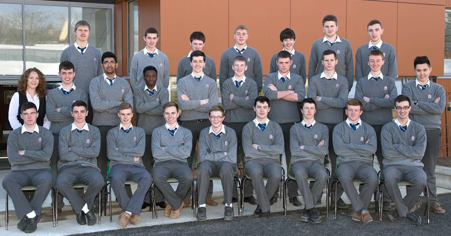 6.2 2015 Class Back Row: L-R Gary Zabulis, Colin Ker, Ciarán Cassidy, Evgeny Timoshin, Lloyd Smith, Aaron Floody, Aaron Floody, Philip Delvin. Middle Row: L-R Ms A. Flood, Scott Kellet, ShibinThomas, Adedeji Olatinwo, Bobby Cudden, James Russell, Luke Maguire, Alex Valicec, Jordie Myers, Gareth Lodge-Lau. Front Row: L-R Liam Hanna, Emmett Carolan, Shaun Bannon, Conor Butterly, Ross Cooley, Daire Boylan, Conor McQuaile, Conor Healy, Barry Hynes. Absent from Photo. Gerard McKeown.