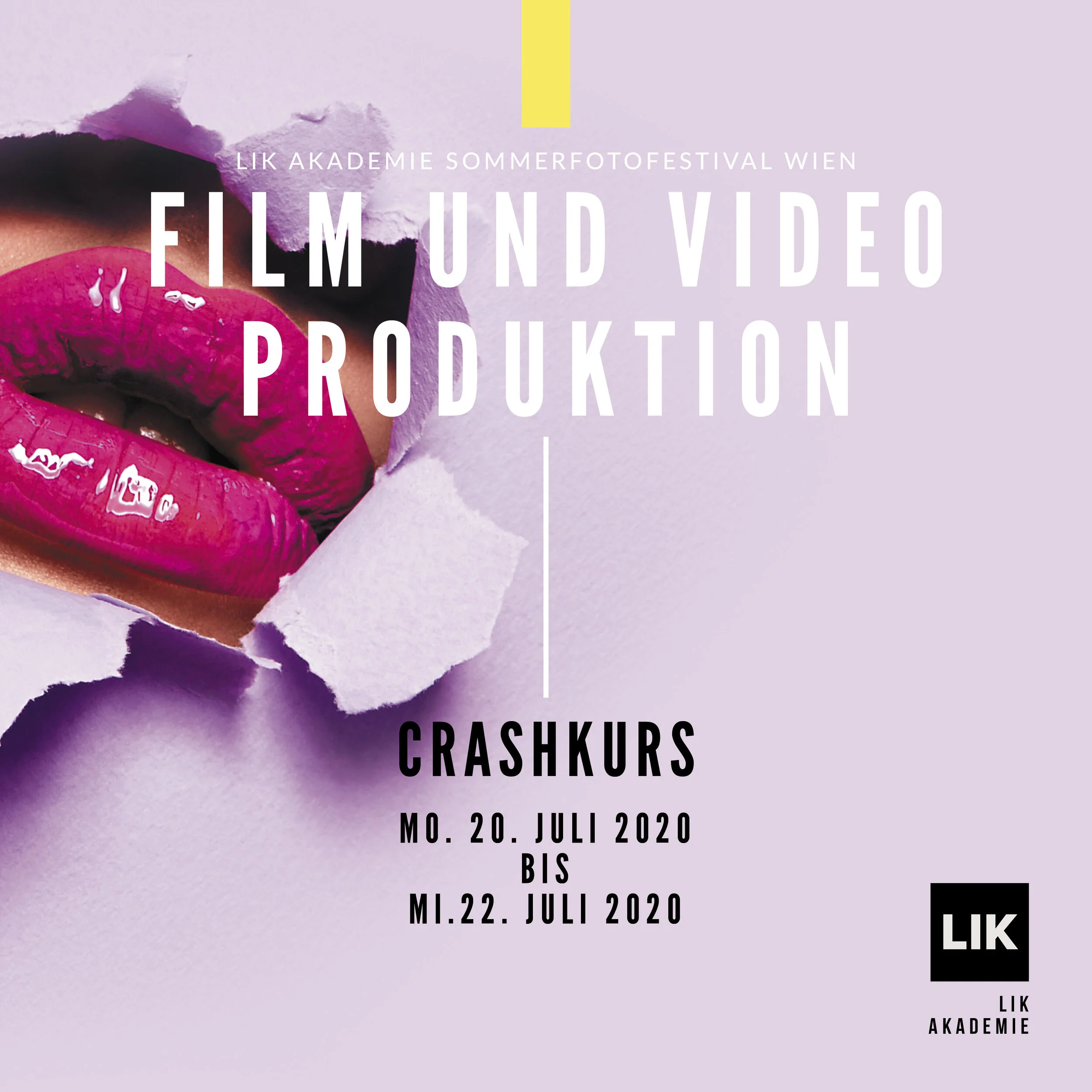 Crashkurs Film- und Videoproduktion - LIK Sommerakademie Fotografie 