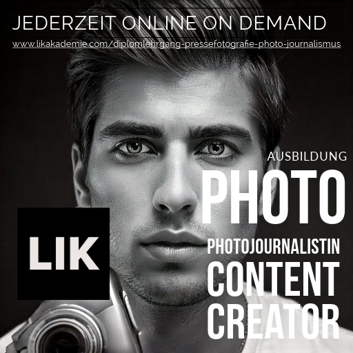Ausbildung Photojournalismus, Content Creation und Pressefotografie Online