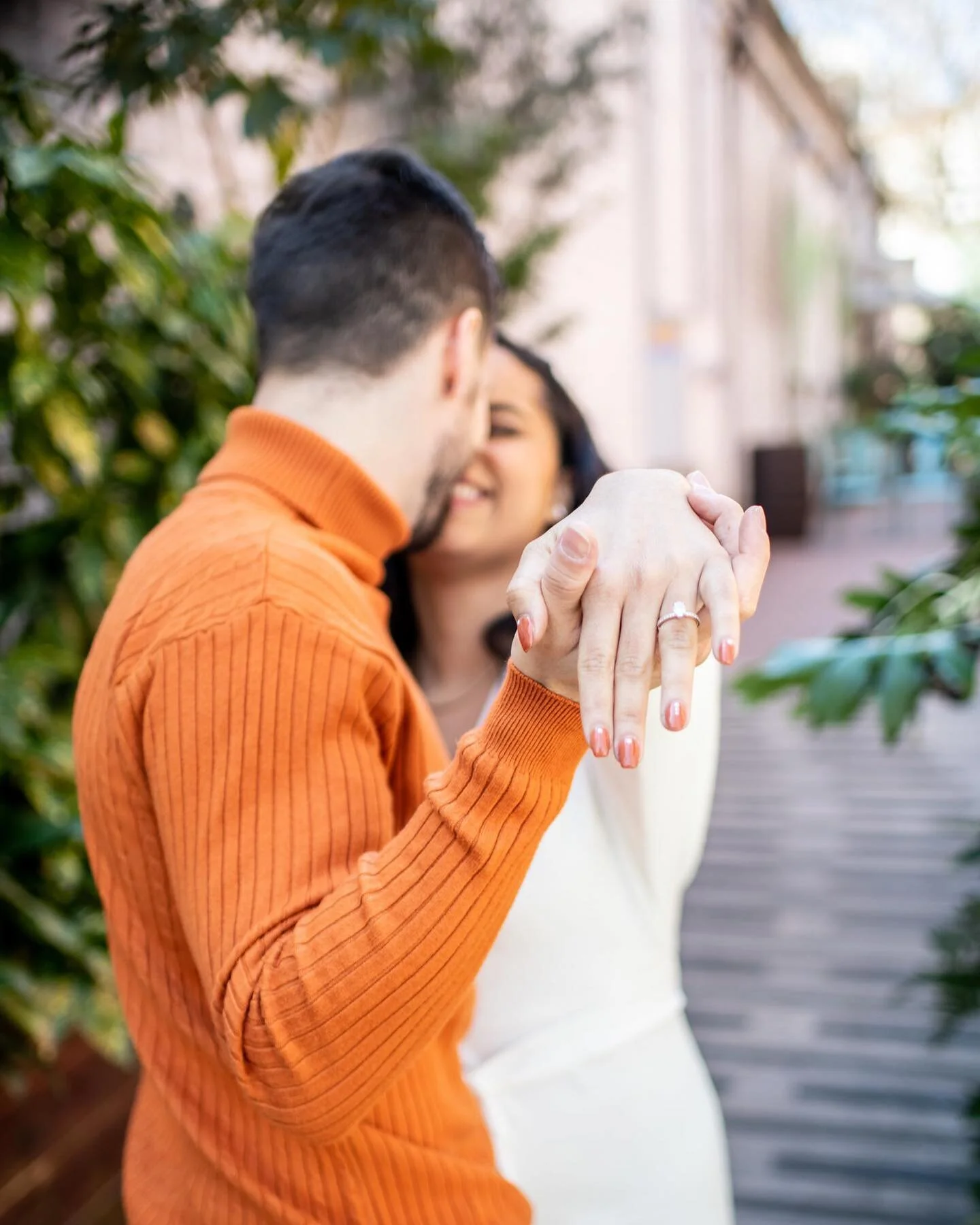 Some of my favorite moments from Robert and Edith&rsquo;s engagement turned announcement shoot! We had so much fun! 😍