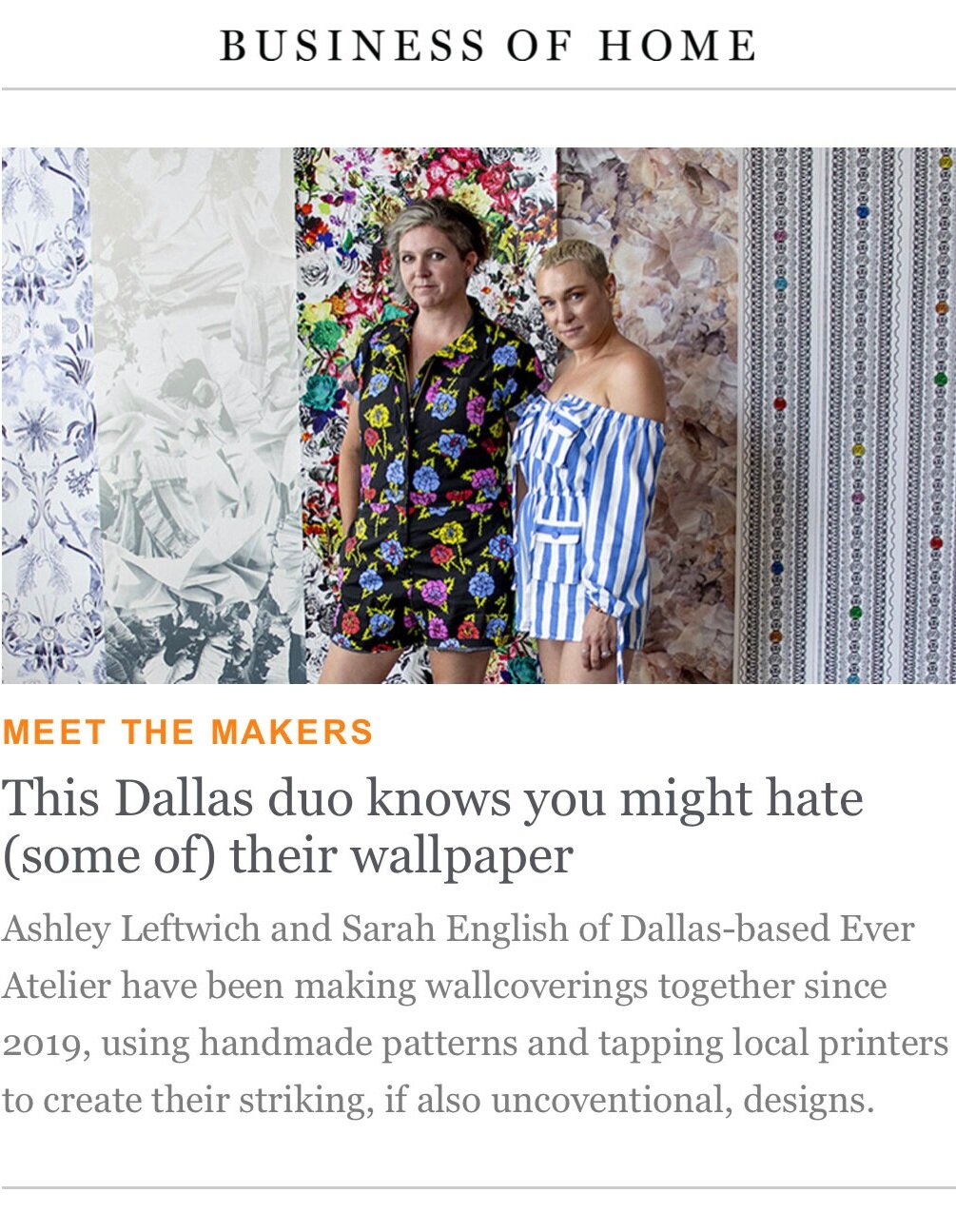  This Dallas duo knows you may hate some of their wallpapers. Modern and Luxury art wallpaper 
