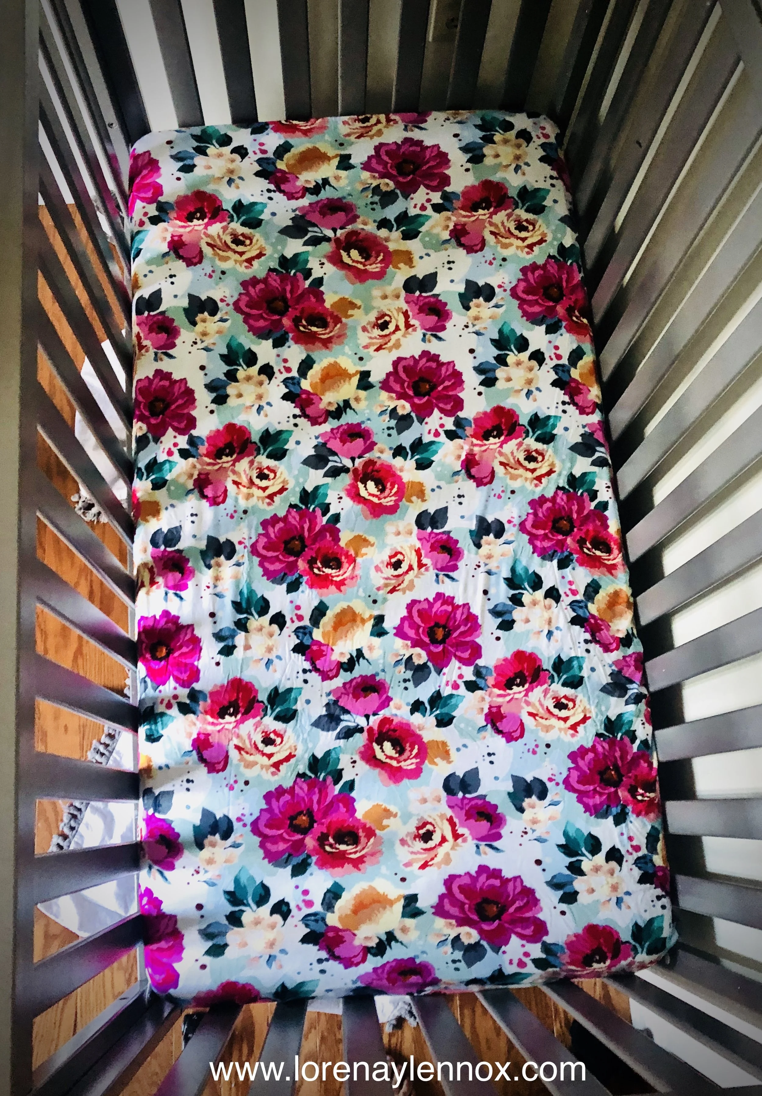 posh peanut crib sheet