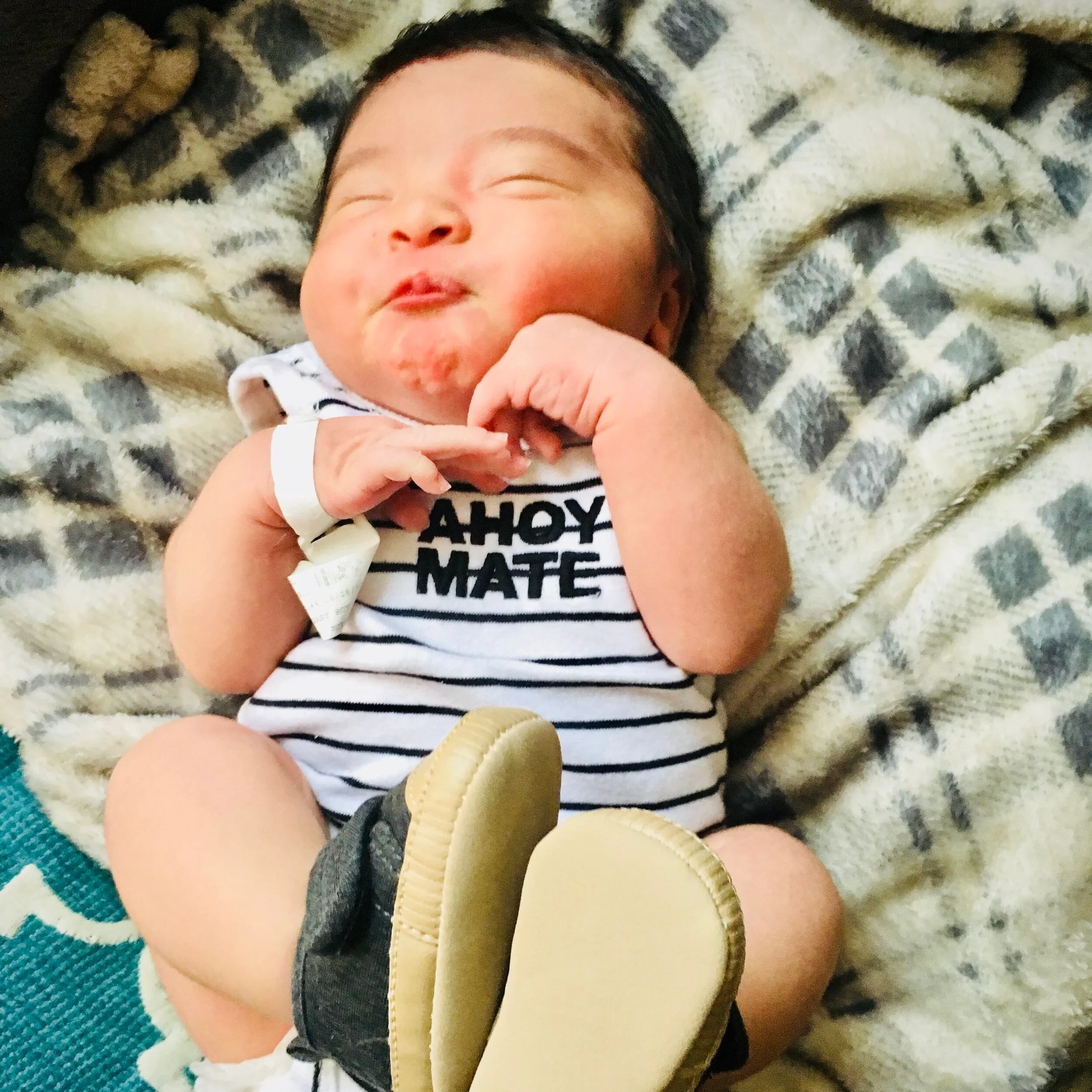 baby's first sponge bath