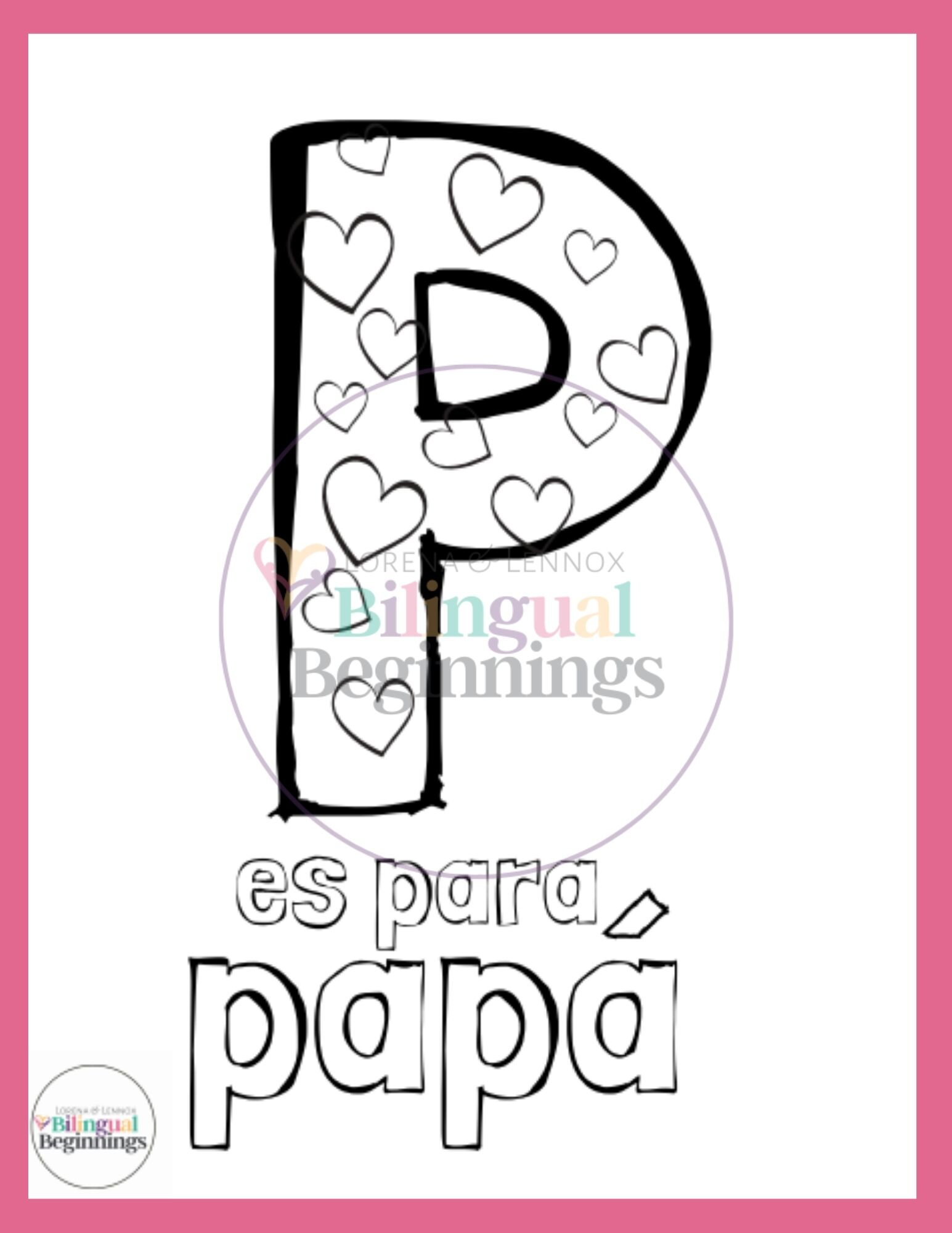 Download Free Father S Day Activities In Spanish For Preschoolers Bilingual Beginnings