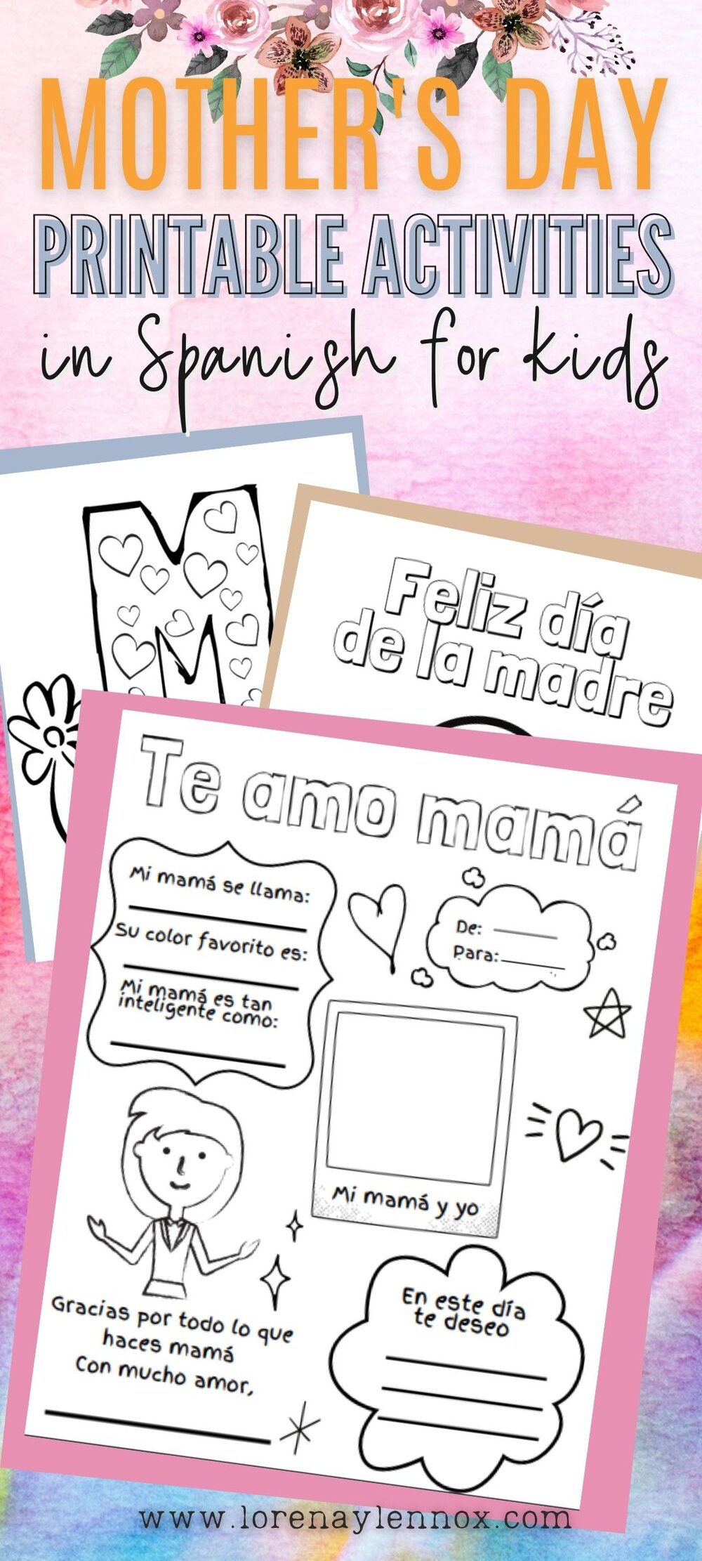 Download Free Mother S Day Activities In Spanish For Preschoolers Bilingual Beginnings