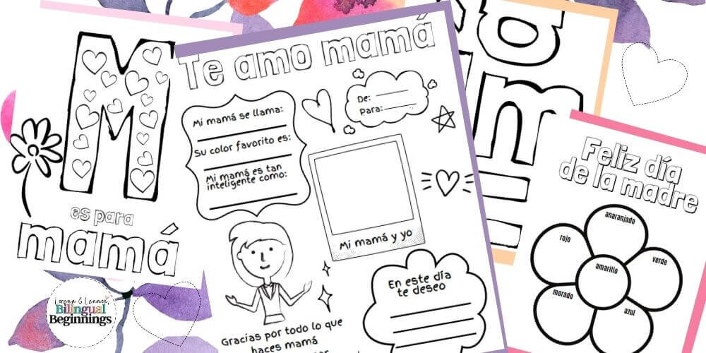 Download Free Mother S Day Activities In Spanish For Preschoolers Bilingual Beginnings