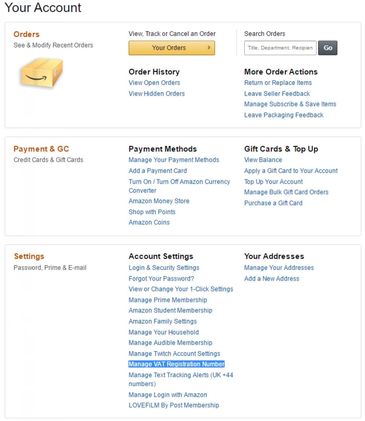 Make sure to enter your VAT number on your Amazon account