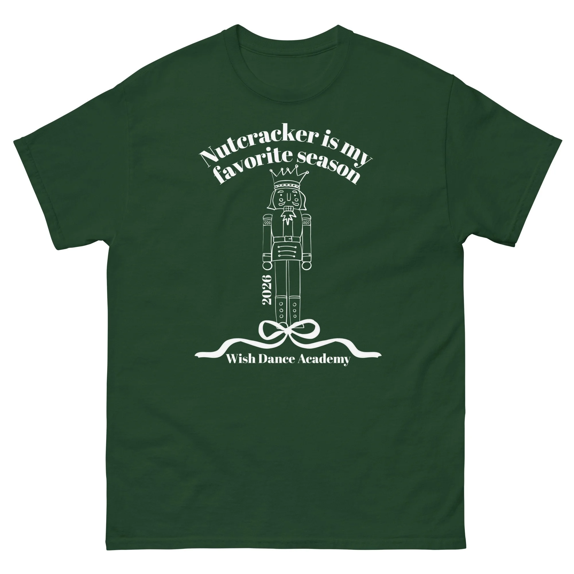 unisex-classic-tee-forest-green-front-6ac931789d37b.jpg