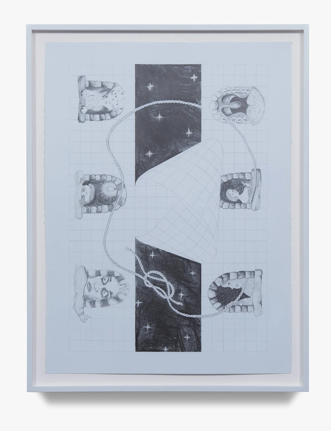 Sam Roeck Canto II, 2019 Graphite on paper 30 × 22 ½ inches