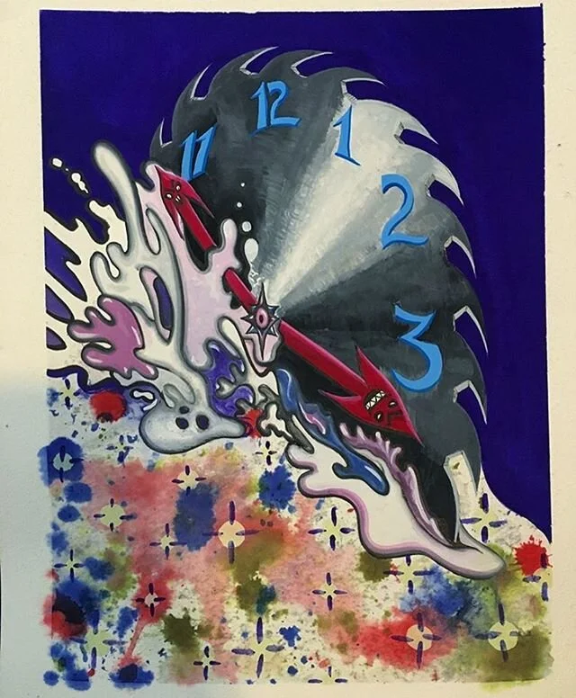 new gouache by Lucia Love 💙