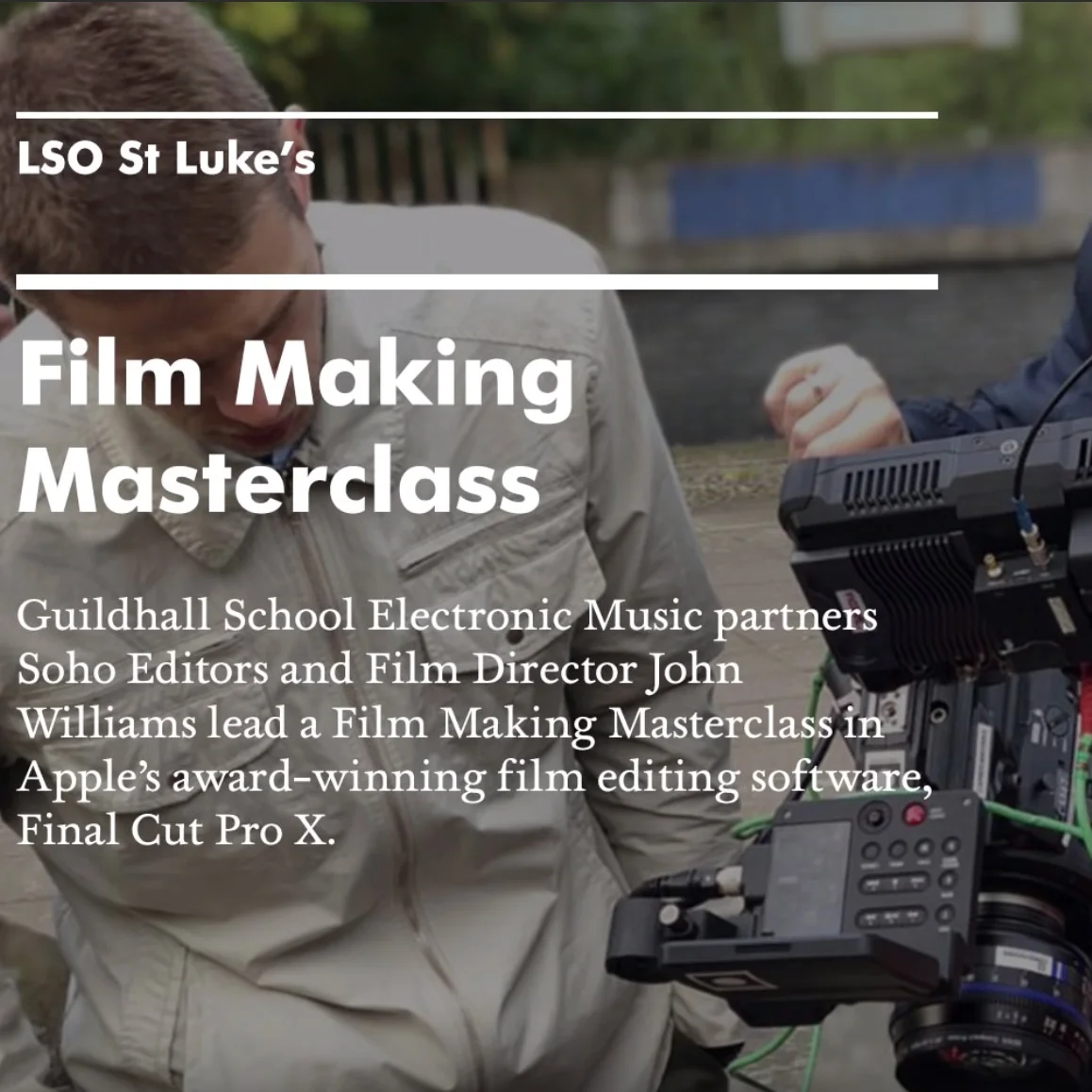 3 lessons from a FCPX FILM MAKING MASTERCLASS