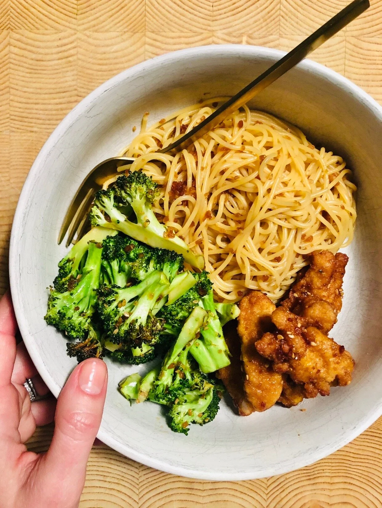 Freezer Friendly Sesame Chicken with Noodles