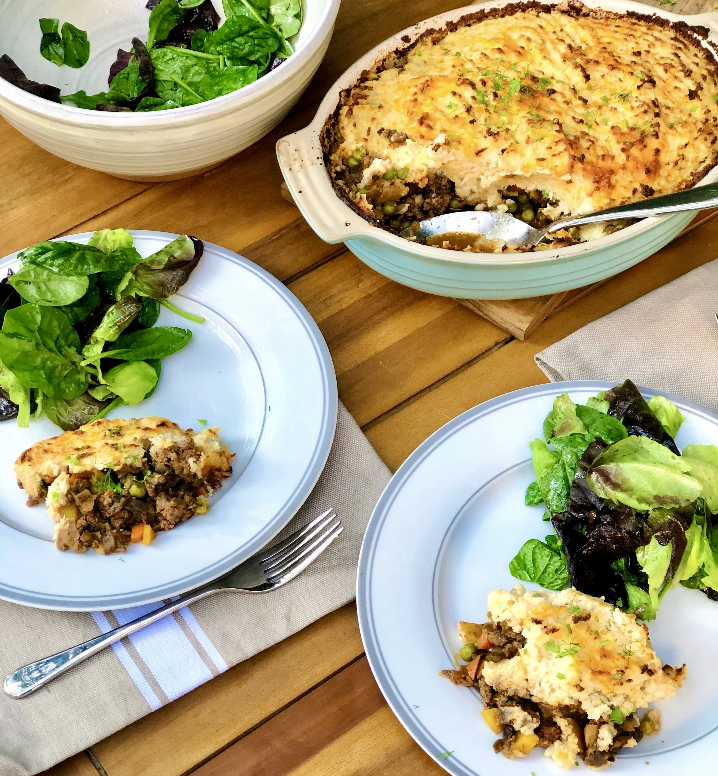 Shepherd's Pie with Cauliflower Mash