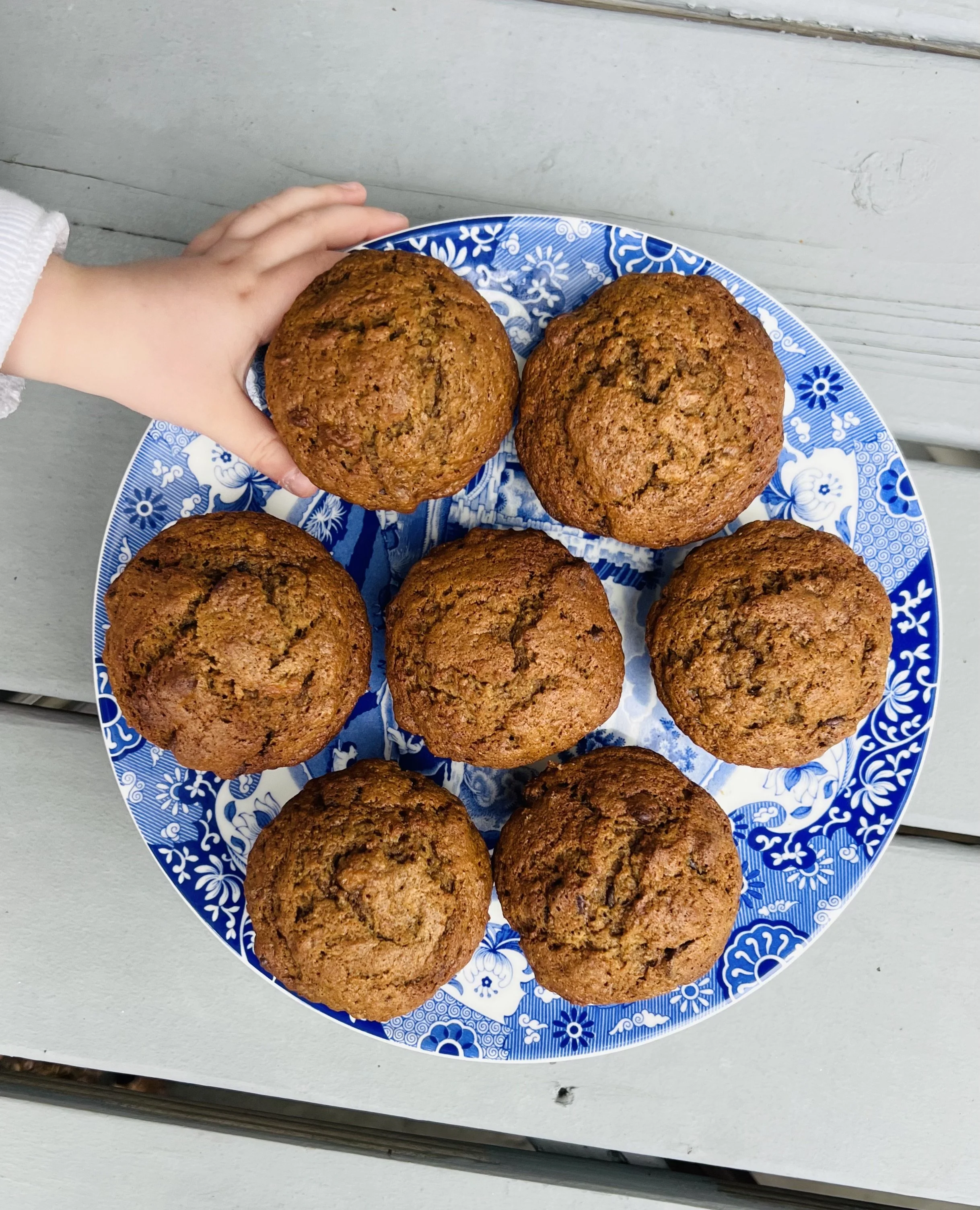 Chocolate Chip Banana Muffins 
