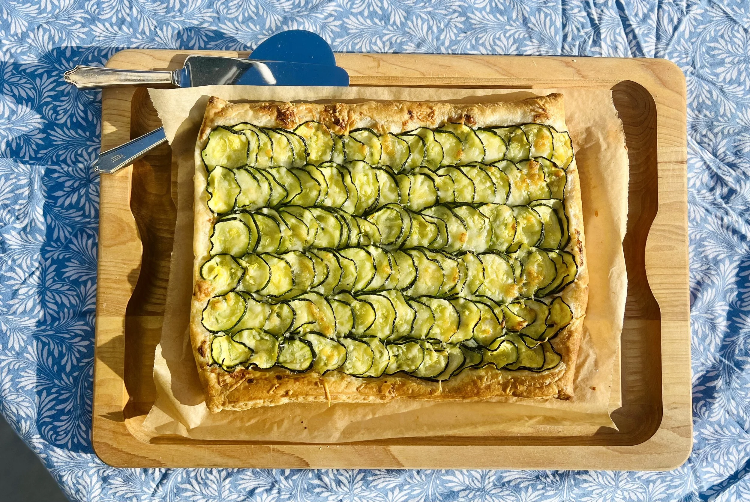 Parmesan Zucchini Galette