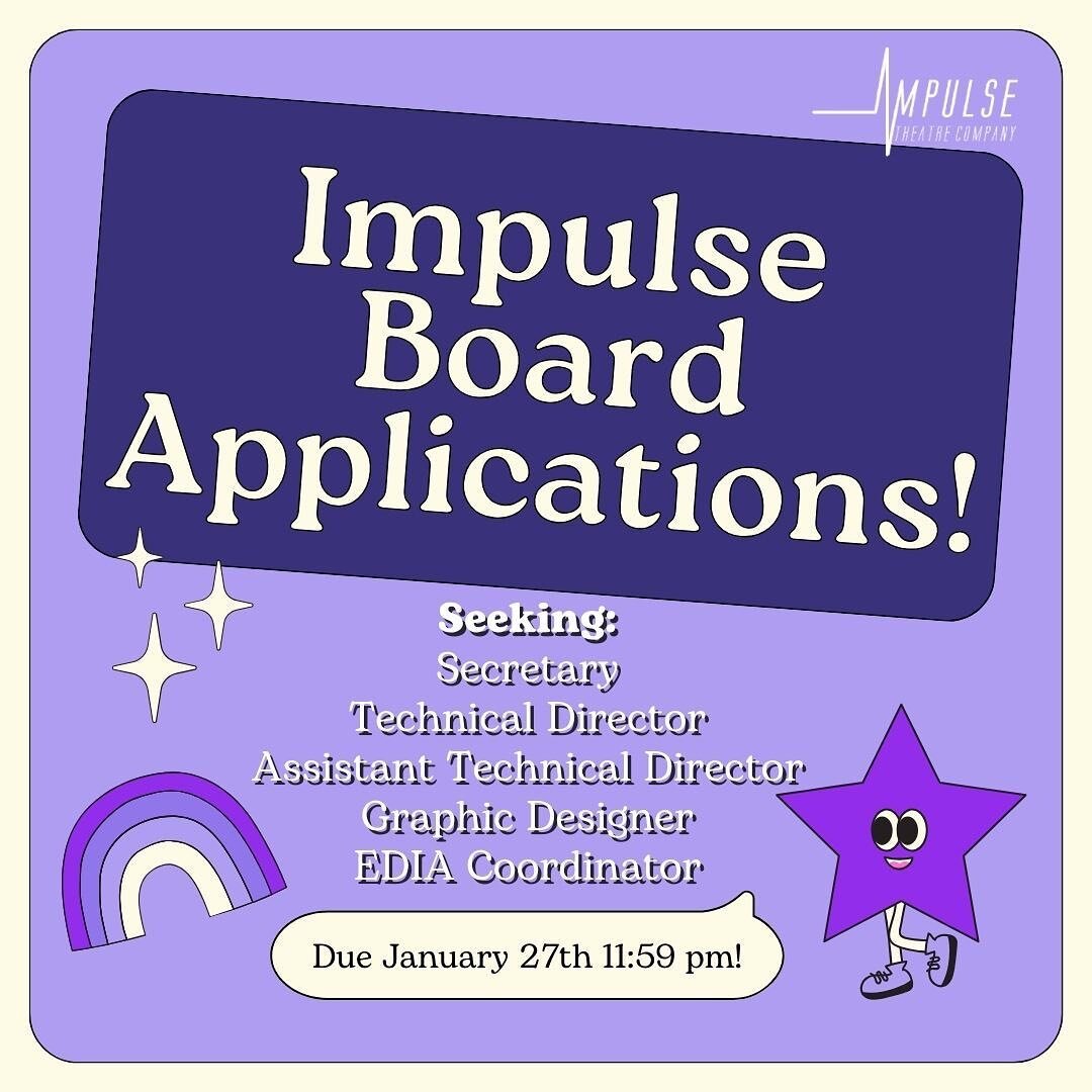 Come join the Impulse family!!! Applications due January 27th. Link in bio! 💜
