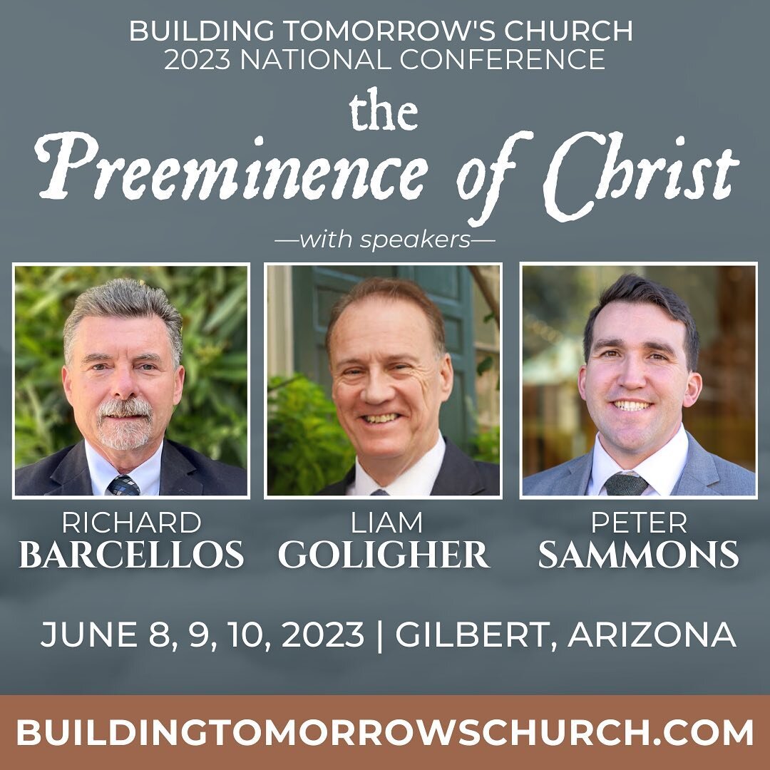 We are thrilled to be hosting the 15th Building Tomorrow&rsquo;s Church national conference. BTC is a ministry of Grace Covenant Church since 2008, and is open to believers of all ages. This year&rsquo;s event will focus on the person of Christ. We h