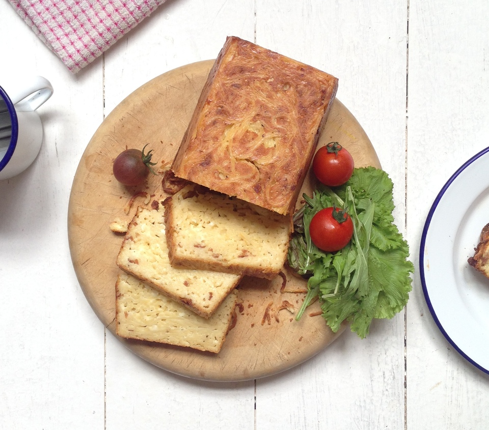  Content for Domestic Sluttery. Recipe and styling; Alice Feaver, 2012.  Mac &amp; Cheese Picnic Slice  