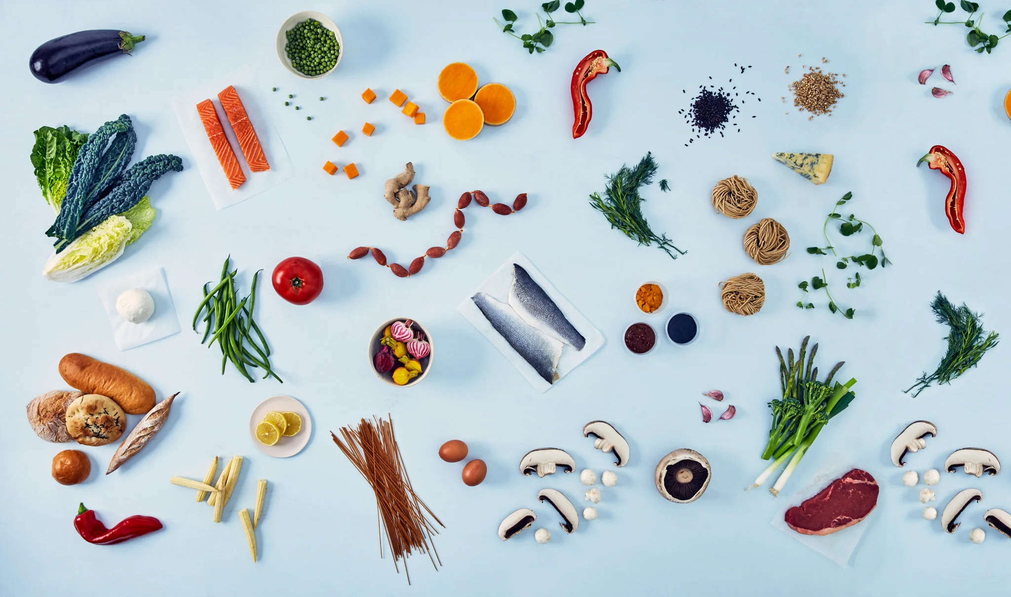Styling for Gousto, banner shot for website, 2016