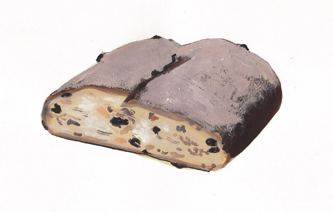Stollen - Christmas card image