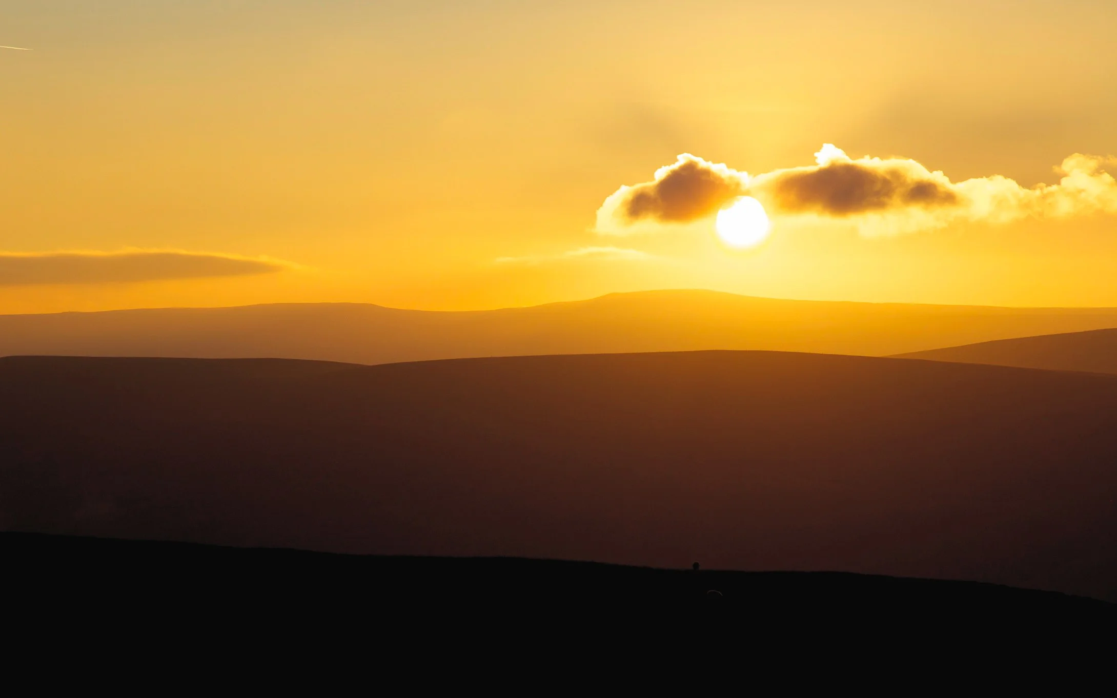 Sunset at Tan Hill