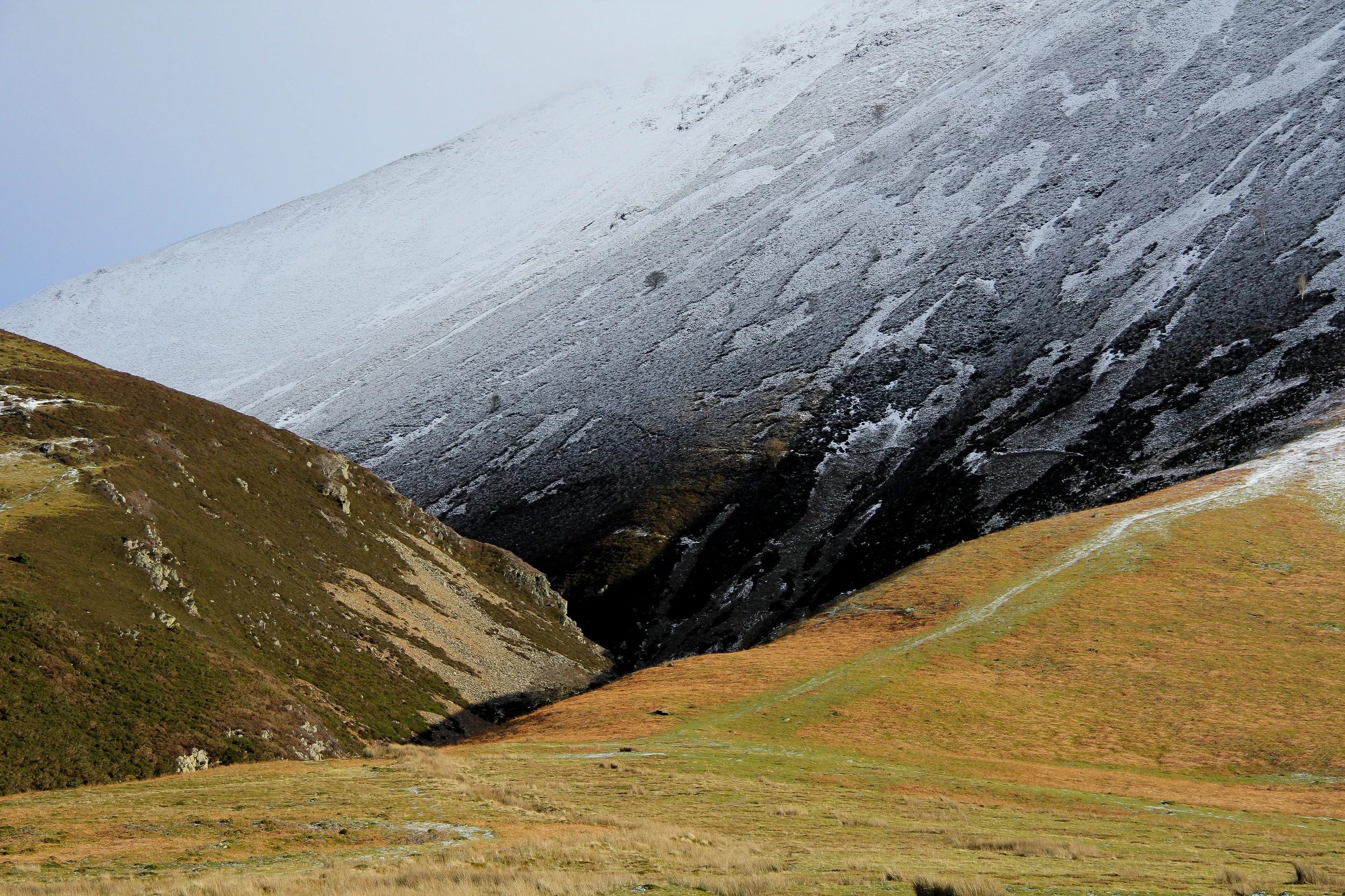 Winter Contrast at Grasmoor