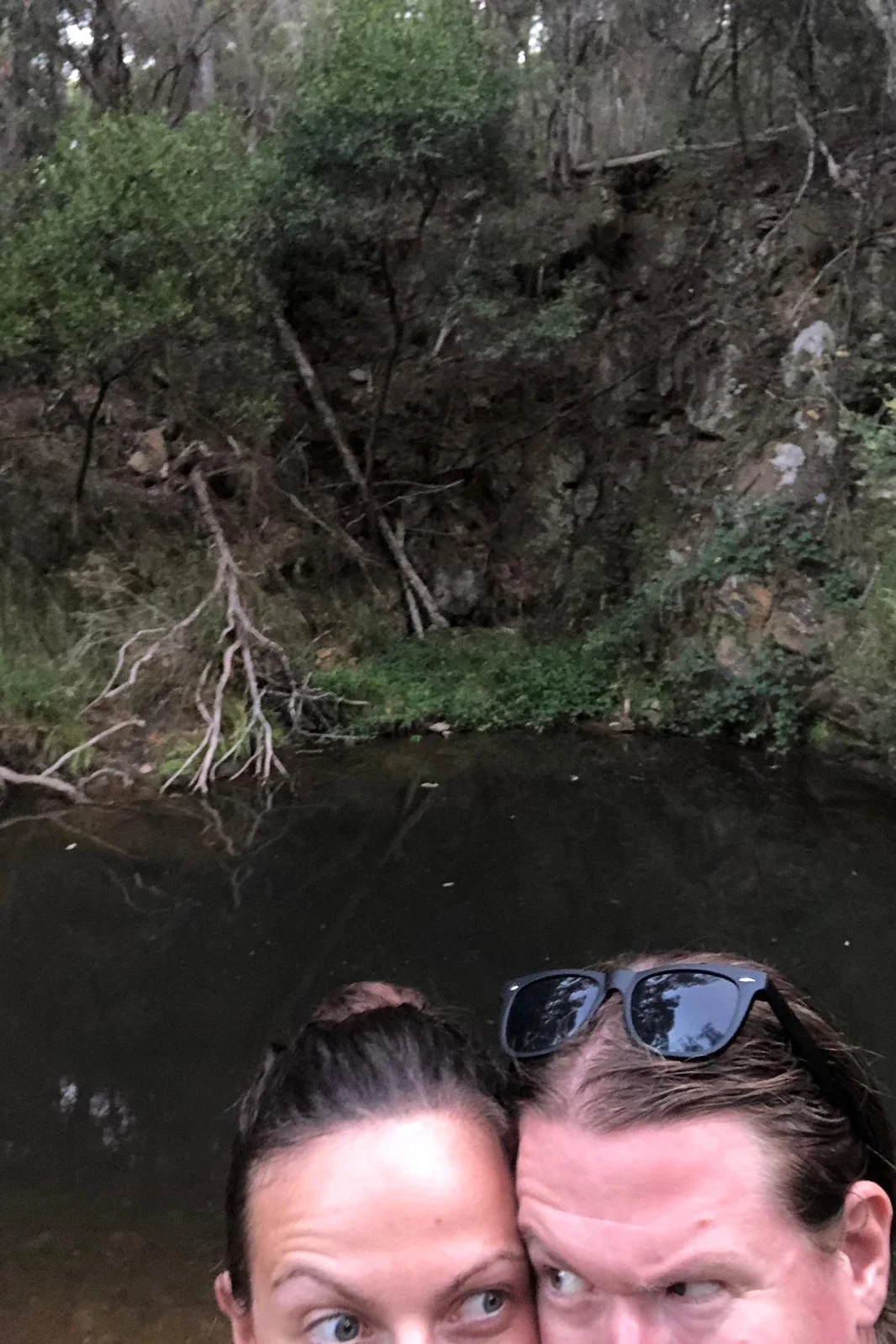 Water hole cool down session