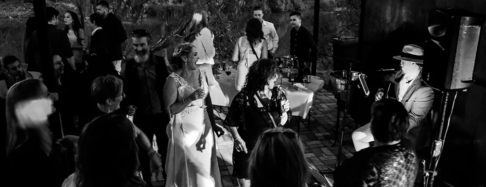 Get those guests up and into party mode - be sure to hit the dance floor! photo by Sophia Doellstedt