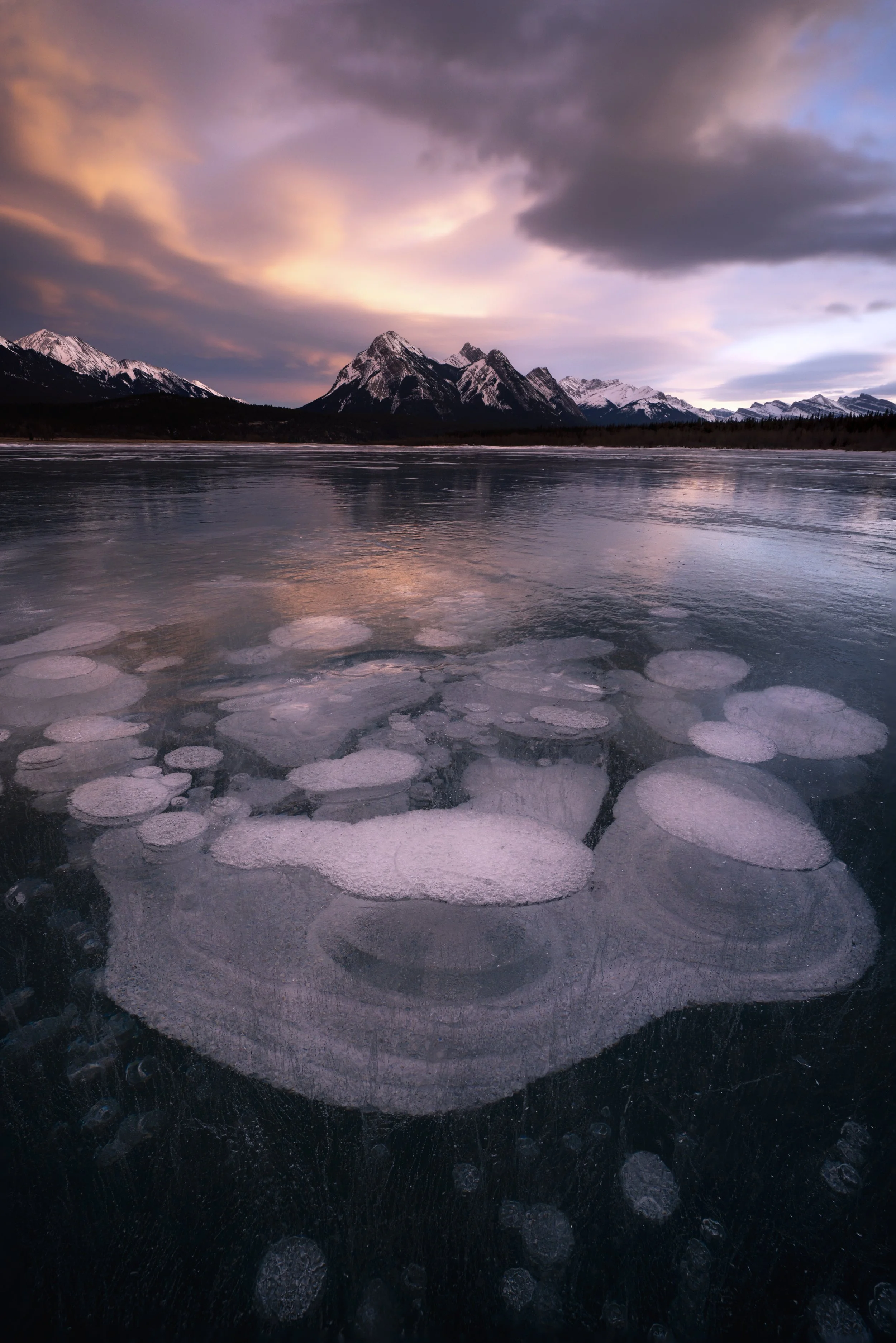 rachel-jones-ross-abraham-lake-bubble-stack-sunset.jpg
