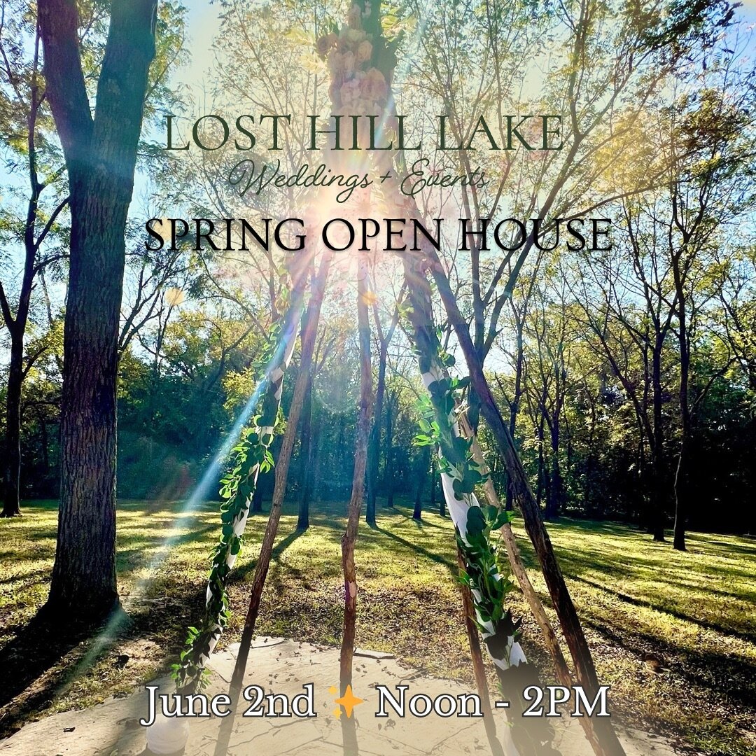 Bring your I Do Crew to our Spring Open House and enjoy a brilliant afternoon in our scenic venue! 

▫️Venue &amp; Glamping Resort Tours
▪️Open Bar 
▫️Catering Samples - Preferred Vendors
▪️Decor &amp; Styling 
▫️Coordinator Q &amp; A 

RSVP in just 