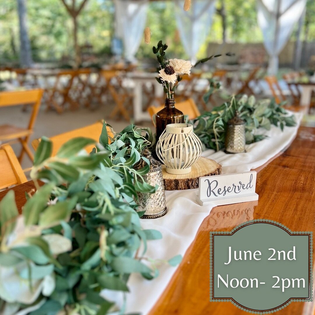 We believe it&rsquo;s never too soon to explore venue options!

We are currently booking weddings &amp; micro-weddings for 2025 &amp; 2026!  To make your planning streamlined, we invite you to our Spring Open House! 

Meet our Coordinators 🌿Decor &a