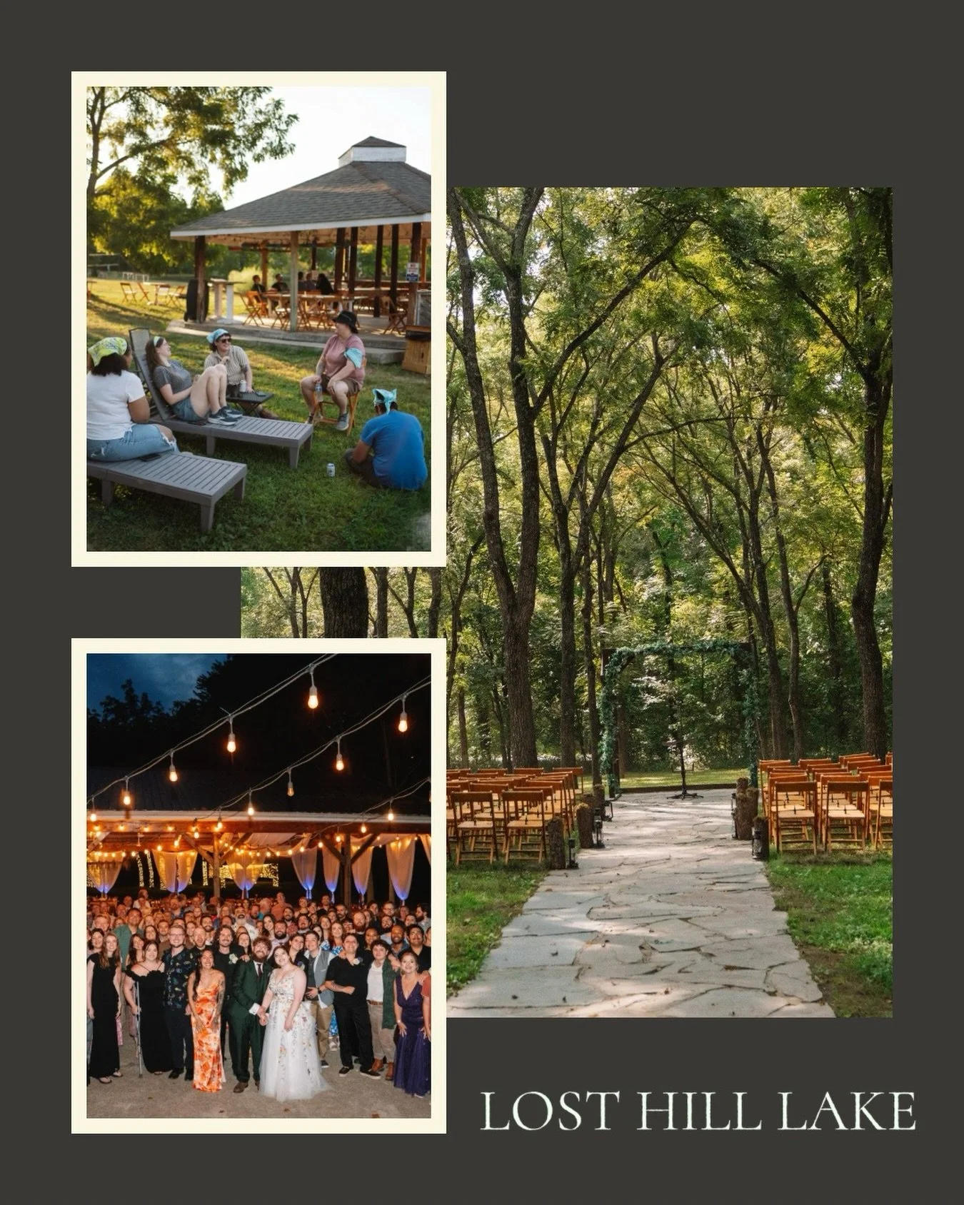 Dreaming of a destination wedding that feels like a vacation? ☀️

🌿Say hello to Lost Hill Lake. 

✨Glamping Suites for your favorite people 
🤍A whole resort designed to celebrate &amp; play
✨Cozy comforts of home
🤍Towering Ozark views for your &ld