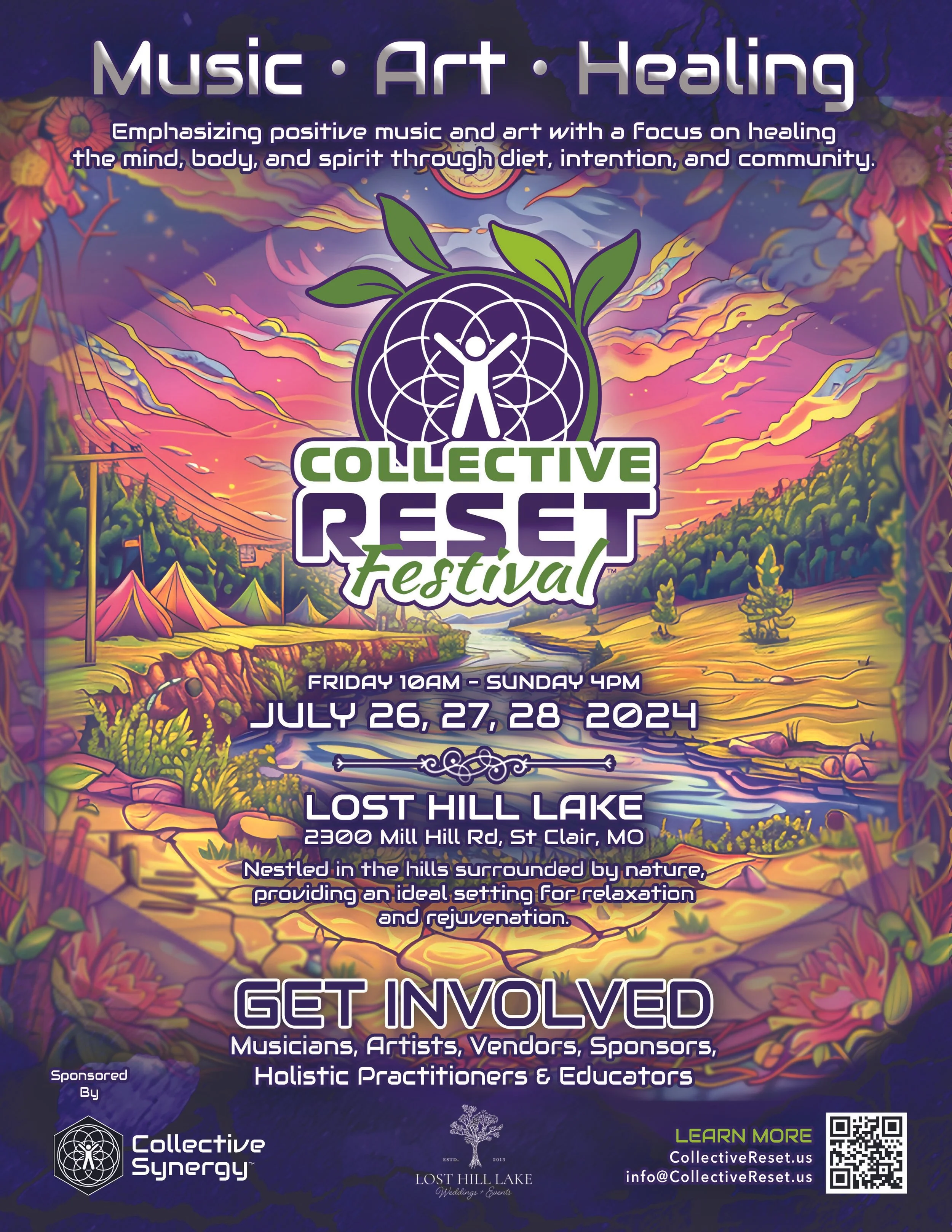 Collective Reset Festival 2024 — Lost Hill Lake