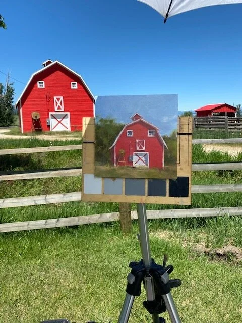 Spring Painting in the Bitterroot Valley
