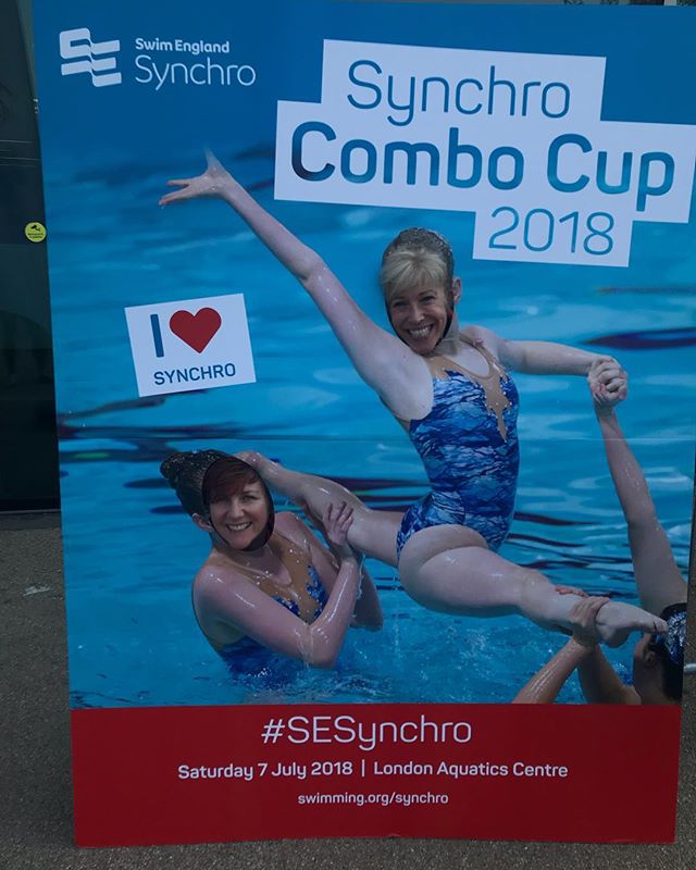 #SEsynchro here we go! Our coaches are ready and waiting! Synchro combo cup

Claire &amp; shaz showing is how it&rsquo;s done
@swimengland