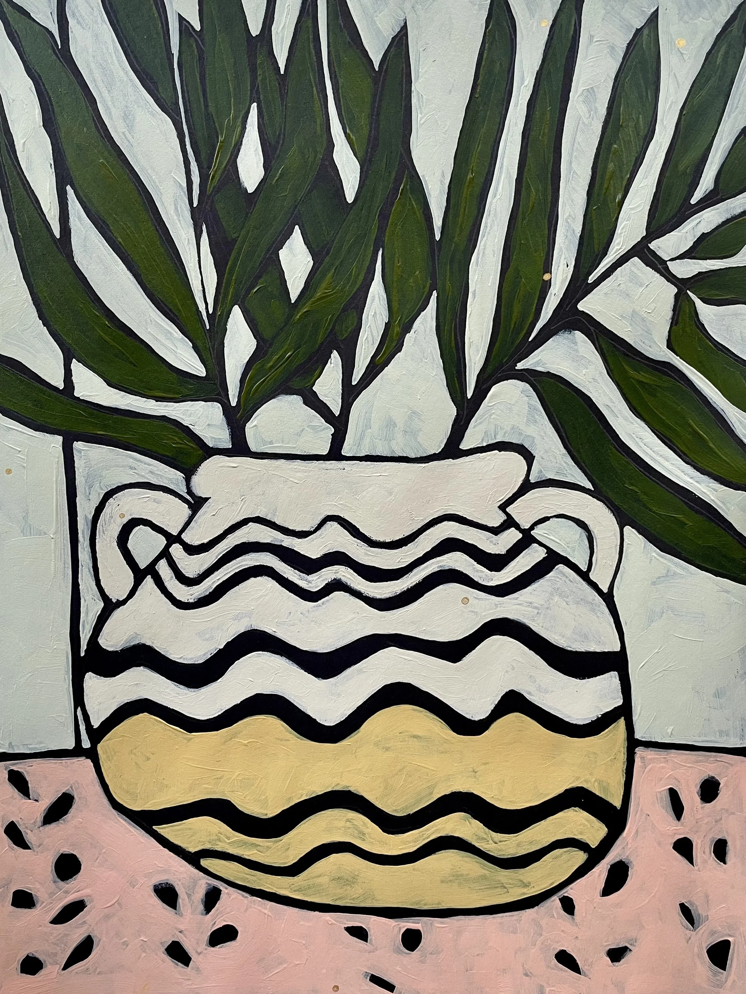 + pottery palm +
