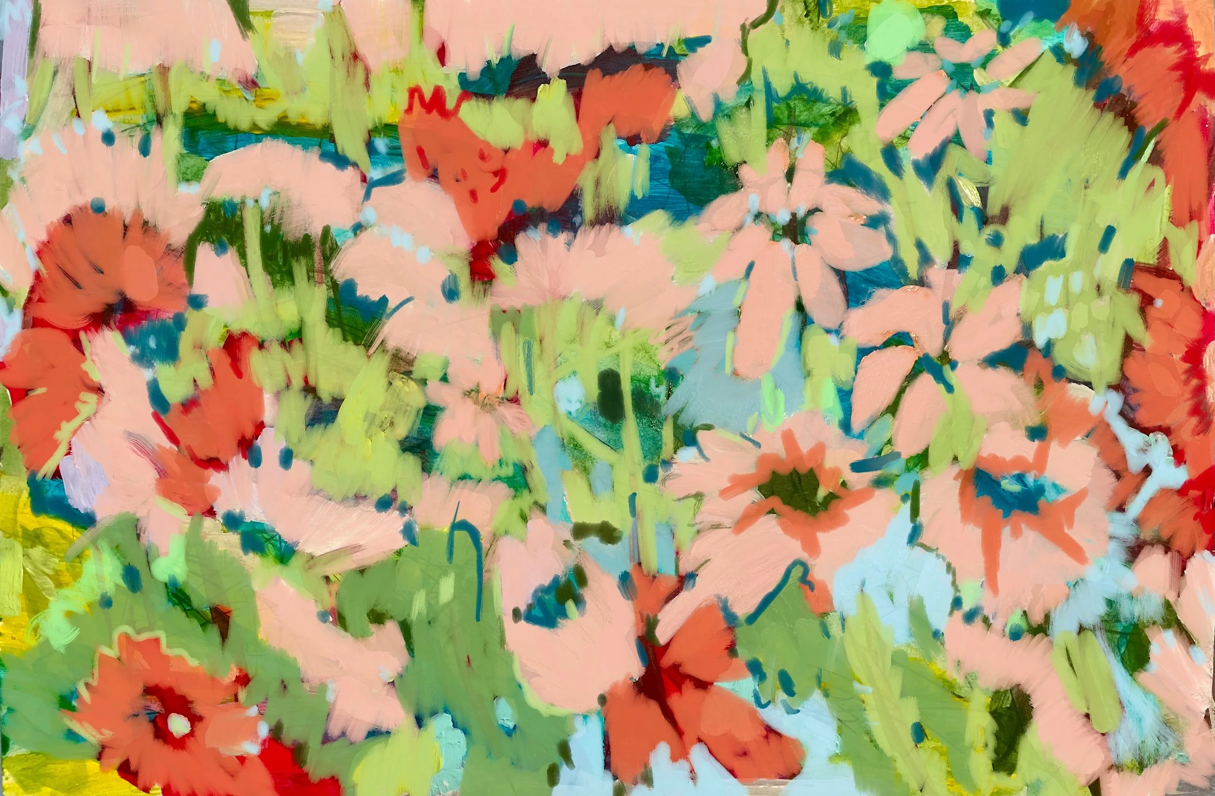 + everyday abstract florals +