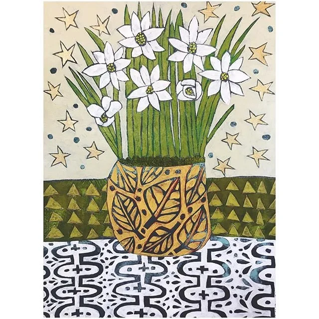 + christmas paper whites +