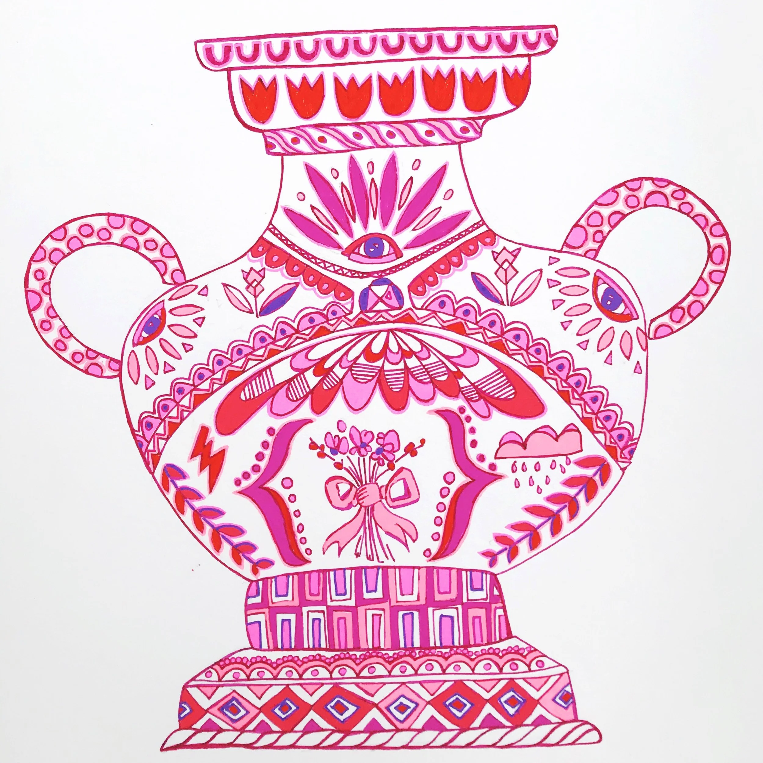 + red urn +