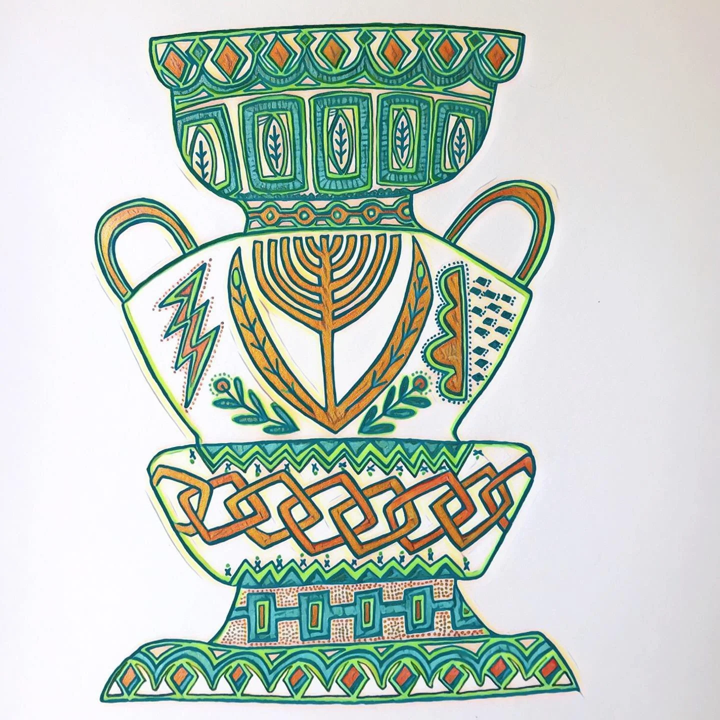 + green urn +