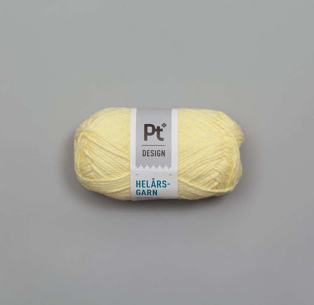 Helårsgarn 205 - Light Yellow — Wall of Yarn