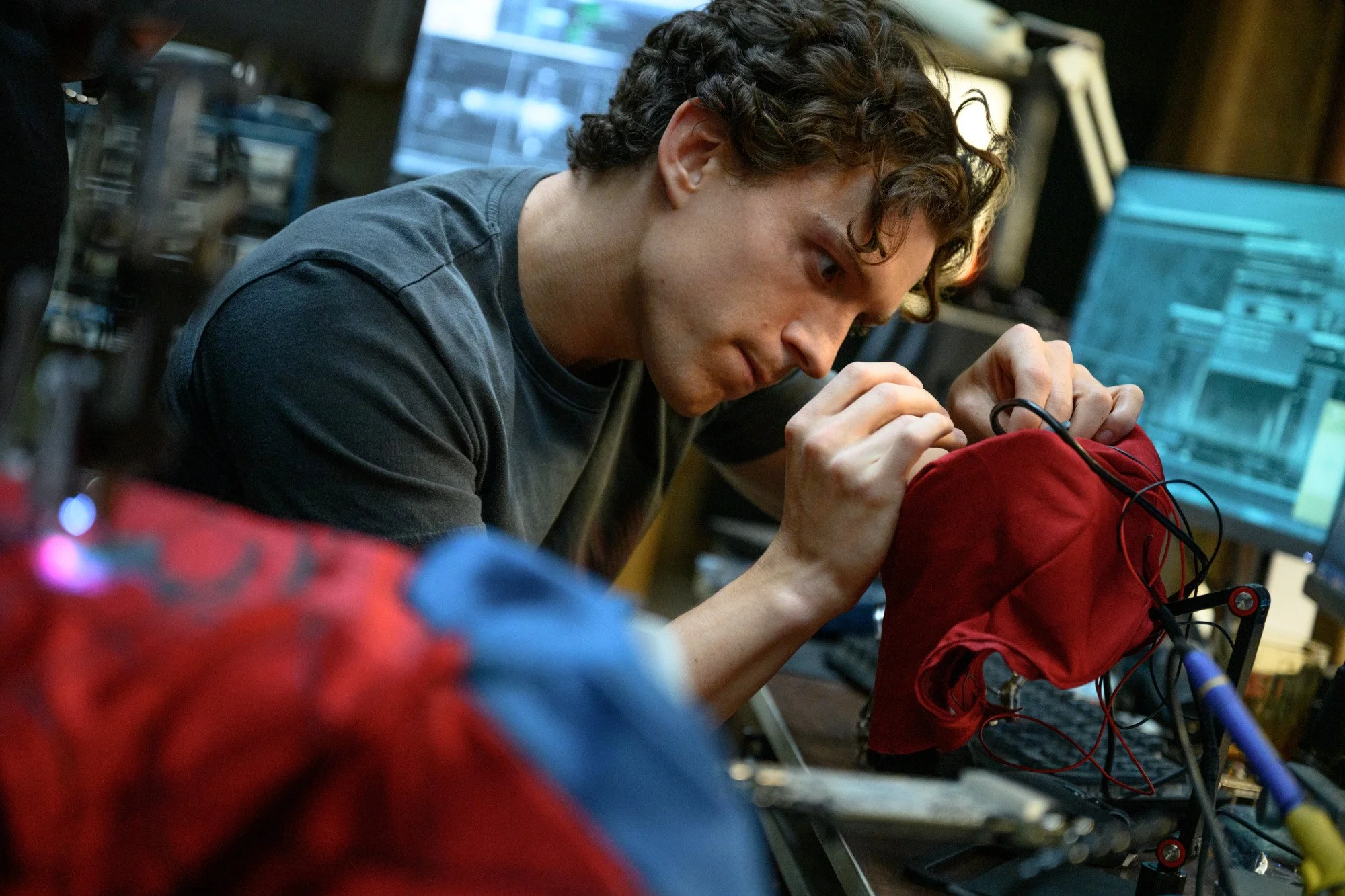 Tom Holland as Peter Parker in Spider-man